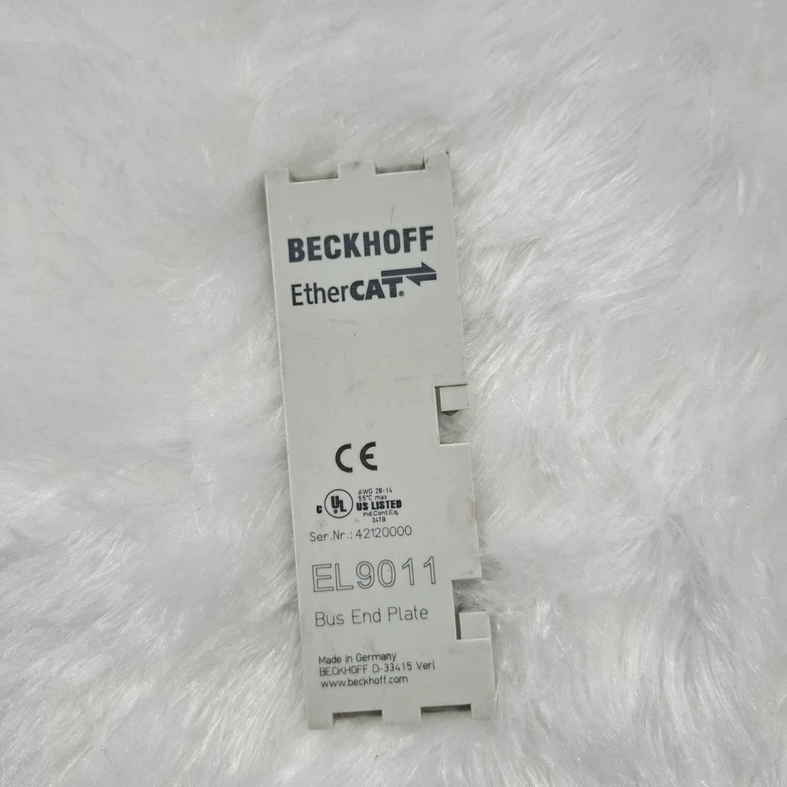 Beckhoff EL9011 EtherCAT Bus End Plate EL9011